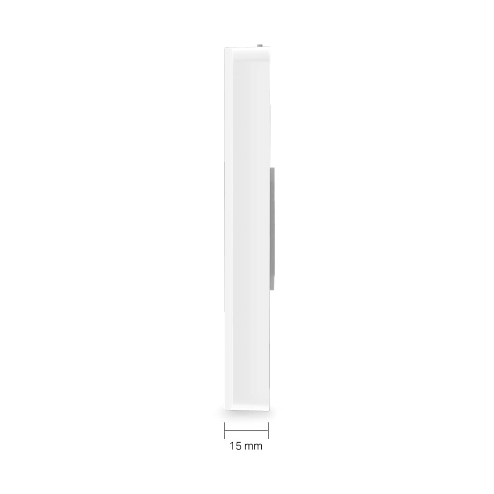 TP-Link EAP615-Wall | Omada Business WiFi 6 AX1800 in-Wall Wireless Gigabit Access Point | Support OFDMA, MU-MIMO & Beamforming | PoE Powered |