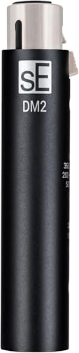 sE Electronics DM2 TNT Ultra-Slim Inline Microphone Preamp for Ribbon & Dynamic Microphones - Mic Preamp with 2 Gain Settings (+15dB or +30dB) & 8