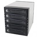 iStarUSA Group 3x5.25-5x3.5 SATA Raid Cage SATA (BPU-350SATA-BPL),Black
