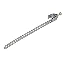 10" Inch Ground Strap Galvanized Water Service 14-10 AWG Ground to Pipe or Antenna Mast Flexible Adjustable Lighting Electrical Power Surge