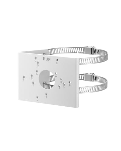 eufy Pole Mount Bracket (T870C), Metal Outdoor Adapter for All eufy PoE Cameras, Select Wi-Fi Outdoor Cameras, Expands Surveillance Coverage, Easy