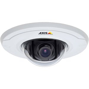 Axis Communications 0285-001 M3014 Fixed Dome Network Surveillance Camera - Color - 2.8Mm Lens - 1 MP - 1280 X 800, White