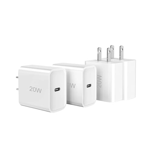 Phone Charger?4 Pack USB C Charger Block?20W Type C Fast Wall Charge Power Adapter for i Phone 17/16/15/14/13/12/11/X/8/Xs Max/XR/S25/S24 and More