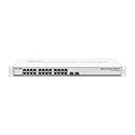 Mikrotik CSS326-24G-2S+RM Managed Gigabit Ethernet (10/100/1000) Supports Power Over Ethernet (PoE) 1U Network Switch, White