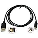 Golden Plated High Speed Micro HDMI Type D to HDMI Type A Male to Male Connector Cable/HD Video Cable for Olympus SP-600UZ / Olympus TG-830 iHS