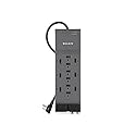 Surge Protector, 3940 Joules, 12 Outlets, 8', Gray