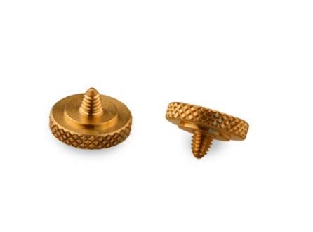 YEWOOP Lf-B Metal Brass Knurled Concave Shutter Release Button Compatible with Fujifilm, Hasselblad, Rolleiflex, Nikon Better Balance & Grip