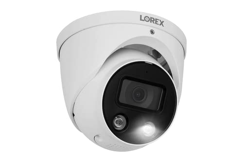 Lorex N4K2SD-84WD-2 4K 8-Channel Fusion NVR System with 4 Smart Deterrence and Mask Detection Security Cameras