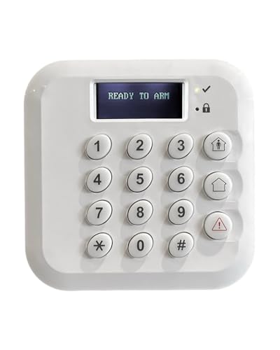 UNO5500RF Security Keypad with Graphic Display, Built-in RF Receiver, Full Message LCD Screen