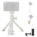 NEEWER Basics Mini Desk Selfie Stick Tripod Compatible with iPhone GoPro Insta360 DJI, Portable Small Camera Webcam Android Cell Phone Holder Ball