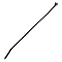 Panduit BT1M-C0 Dome-Top Barb Ty Cable Tie, Weather Resistant Nylon 6.6, Miniature Cross Section, Curved Tip, 18lbs Min Tensile Strength, .90" Max