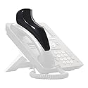 Softalk II Antibacterial Phone Shoulder Rest, Landline Office Telephone Accessory with Nonslip Ergo-Grip Cushion and Self-Adhesive Tape Attachment
