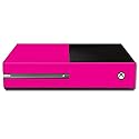 MightySkins Skin Compatible with Microsoft Xbox One - Solid Hot Pink | Protective, Durable, and Unique Vinyl Decal wrap Cover | Easy to Apply, Remove
