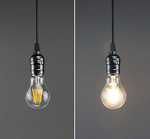 DC 24V Low Voltage LED Edison Bulb A19 6W 2700K Warm White 600LM E26 60Watt Equivalent LED Filament Bulb for RV Camper Marine Boat Solar Panel Project