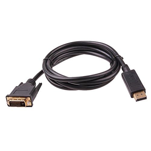 axGear DisplayPort DP to DVI-D Male Dual Link Cable 6Ft