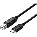Storel for iPhone 15 Printer Cable 6.6FT, USB B to USB C Printer Cord for MacBook Pro iPhone 16 Pro, Air, MIDI Cable for Yamaha Casio Digital Piano