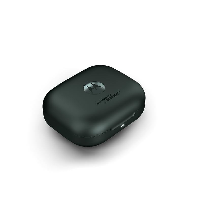 Motorola Moto Buds+ Hi-Res Audio, Dynamic ANC, Dual Drivers, up to 38 Hours of Playtime, Water-Repellent Design - (Black)