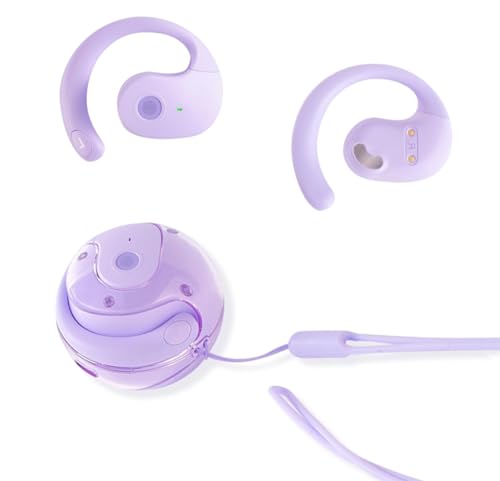 sunshot Ows Open Ear Buds Headphones Bluetooth 5.4,Bone Conducting Air Bone Conduction Headphones, 16mm Drivers,40H Playtime,Open Ear Earbuds IPX5…