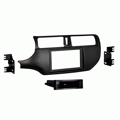Harmony Audio Radio Install Bundle Fits Kia Rio 2016 2017 with Metra 99-7368B Single or Double DIN Dash Kit