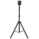 YSTEROKS 3D Holographic Fan Display Stand Adjustable Floor Stand for 4D Holographic Fan Display, Black Height and Angle Adjustable, Sturdy Support