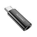 MOSWAG USB C to 3.5mm Audio Headphone Adapter, Typc C to 3.5mm Aux Adapter Zinc Alloy Adapter Compatible with iPhone 15 Plus/15 Pro Max Samsung