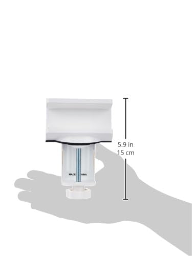 Monoprice Desk Clamp Holder for Surge Protectors, Power Strips, USB Hubs - Designed for Use With Sit-Stand Desks, White - Workstream Collection