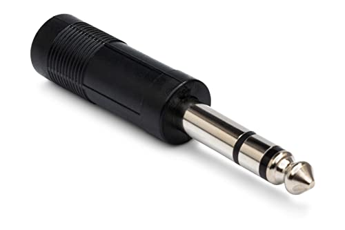 Hosa GPP-419 Adaptor, 1/4 Inch TS to 1/4 Inch TRS
