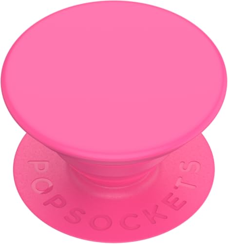 PopSockets Adhesive Phone Grip, Holder, Phone Stand - Neon Pink