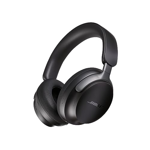 Bose QuietComfort Ultra Wireless Noise Cancelling Headphones with Spatial Audio, Over-The-Ear Headphones with Mic, Up to 24 Hours of Battery Life