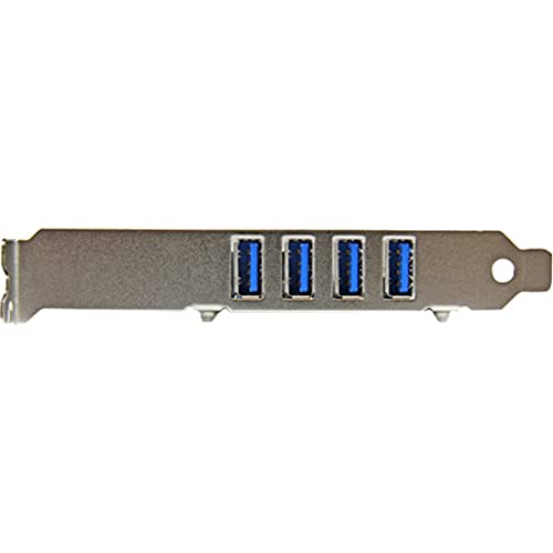 StarTech 4-Port PCI Express USB 3.0 Controller Card, 5Gbps (PEXUSB3S4V)