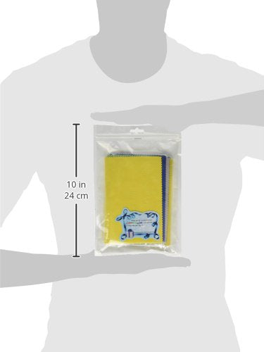 ColorYourLife 5-Pack Microfiber Cleaning Cloths for Smart Phones, Laptops, Tablets, Lenses, LCD Monitor, TV, Camera, Glasses, Optics etc in Retail