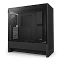 NZXT H5 Flow 2024 - Compact ATX Mid-Tower PC Gaming Case - High Airflow - 2 x 120mm Fans Included - 360mm Front & 240mm Top Radiator Support - Cable