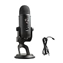 Logitech Creators Blue Yeti USB Microphone for PC, Mac, Gaming, Recording, Streaming, Podcasting, Studio and Computer Condenser Mic with Blue VO!CE