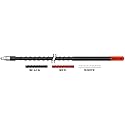 Firestik RP4-R 4 ft. Red .63 Wave Cb Antenna