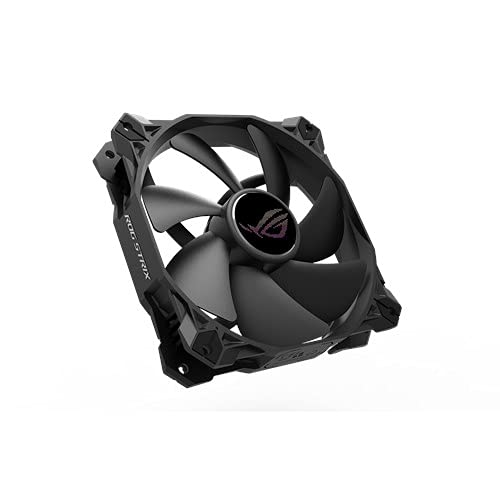 ASUS ROG Strix XF120 Whisper-Quiet, 4-pin PWM Fan for PC Cases, Radiators or CPU Cooling (120mm, up to 400,000 Hours lifespan, Magnetic-Levitation