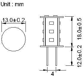 LEDwholesalers Tower Type G4 12V AC/DC LED Bulb with 15xSMD3528 for RV Camper Trailer Boat Marine, Pack of 20, White, 1411WHx20