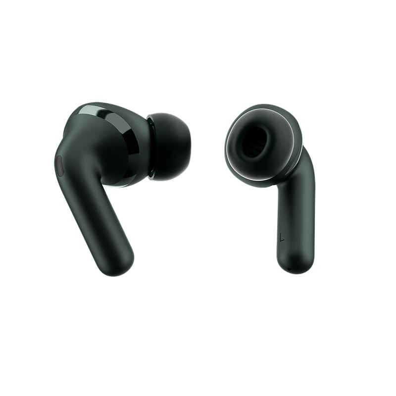 Motorola Moto Buds+ Hi-Res Audio, Dynamic ANC, Dual Drivers, up to 38 Hours of Playtime, Water-Repellent Design - (Black)