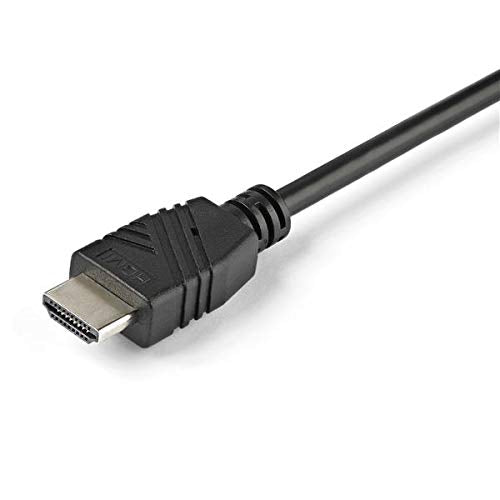 StarTech.com 2 Port HDMI KVM Switch - 4K 60Hz - Compact Dual Port UHD/Ultra HD USB Desktop KVM Switch w/Integrated 4ft Cables & Audio - Bus Powered &