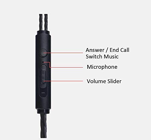 Earbuds Wired Earphones with Microphone in-Ear Headphones for Samsung Galaxy A15 A16 A25 A05 A06 A14 A04e A13 A03S A12 A52 A10e S10 S9 Plus, Moto G…