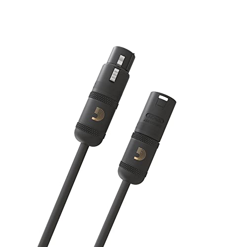 D'Addario Accessories Microphone Cable - XLR Cable - Copper Braid Shield - Optimal Signal Transfer - American Stage - 25 Feet/7.62 Meters - 1 Pack
