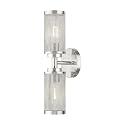 Livex Lighting 2 Light Brushed Nickel Wall Sconce