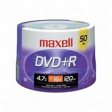 Maxell Dvd+r 16x 50pk Spindle