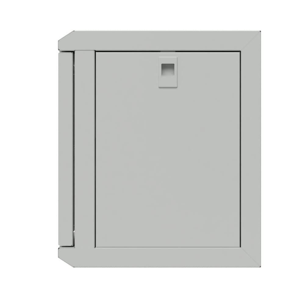NavePoint 11.8 in Wall Mount Network Cabinet, 6U, Glass, Gray