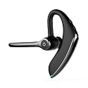 AYI Bluetooth Earpiece Headphone Dual Noise Cancelling Mic Painless Open-Ear Handsfree Stereo Sound Left/Right Changeable Earhook Earphones