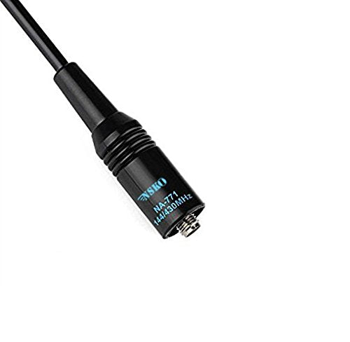 NSKI Dual Band Soft Antenna (144/430Mhz) 15.6" for (UV-82 UV-5R BF-F8HP GT-3 BF-F8+ Series) Handheld Antenna for Radio SMA Male Interface