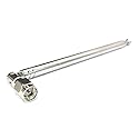 E-outstanding 7 Section Telescopic Antenna, SMA Male Connector Aerial, DVB-T Radio Scanner VHF UHF for Radio TV DIY