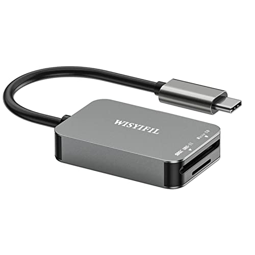 UHS-II High Speed Card Reader, USB C SD 4.0 Memory Card Reader, for SDXC, SDHC, SD, MMC, Micro SDXC, Micro SD, Micro SDHC Card, UHS-II UHS-I Cards