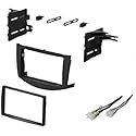ASC Audio Car Stereo Dash Install Kit and Wire Harness for Installing an Aftermarket Double Din Radio for 2006 2007 2008 2009 2010 2011 Toyota RAV4