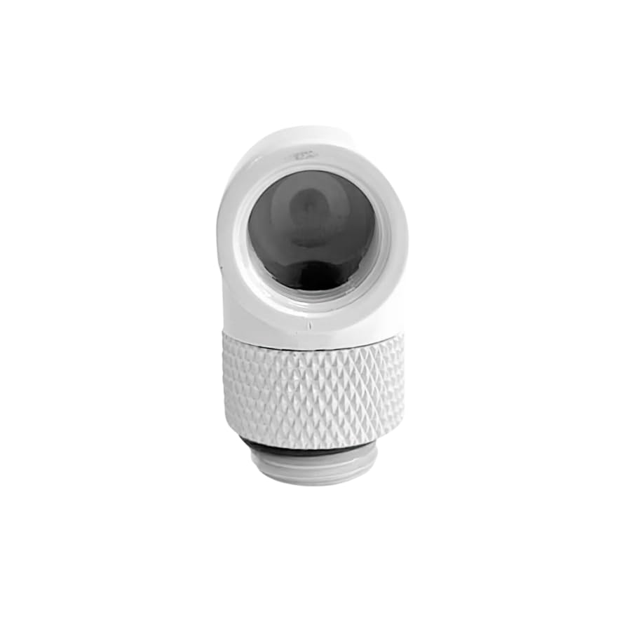 greenDracaena Dracaena.io 6 Pack G1/4" 90° Rotary 360° Swivel Fitting, Male to Female Extender Adapter for PC Water Cooling Loop, Computer Liquid