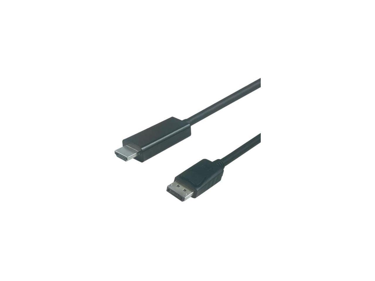 VisionTek DisplayPort to HDMI 2.0 Cable - Connects to HDMI Display, TV, or Projector (901214), 6 feet